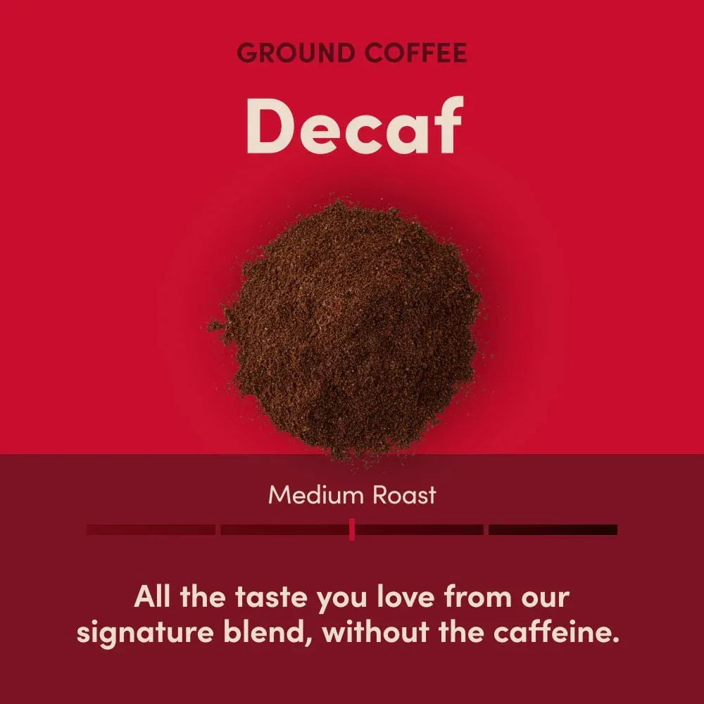 Tim Hortons Decaf Ground Coffee, 12oz Bag