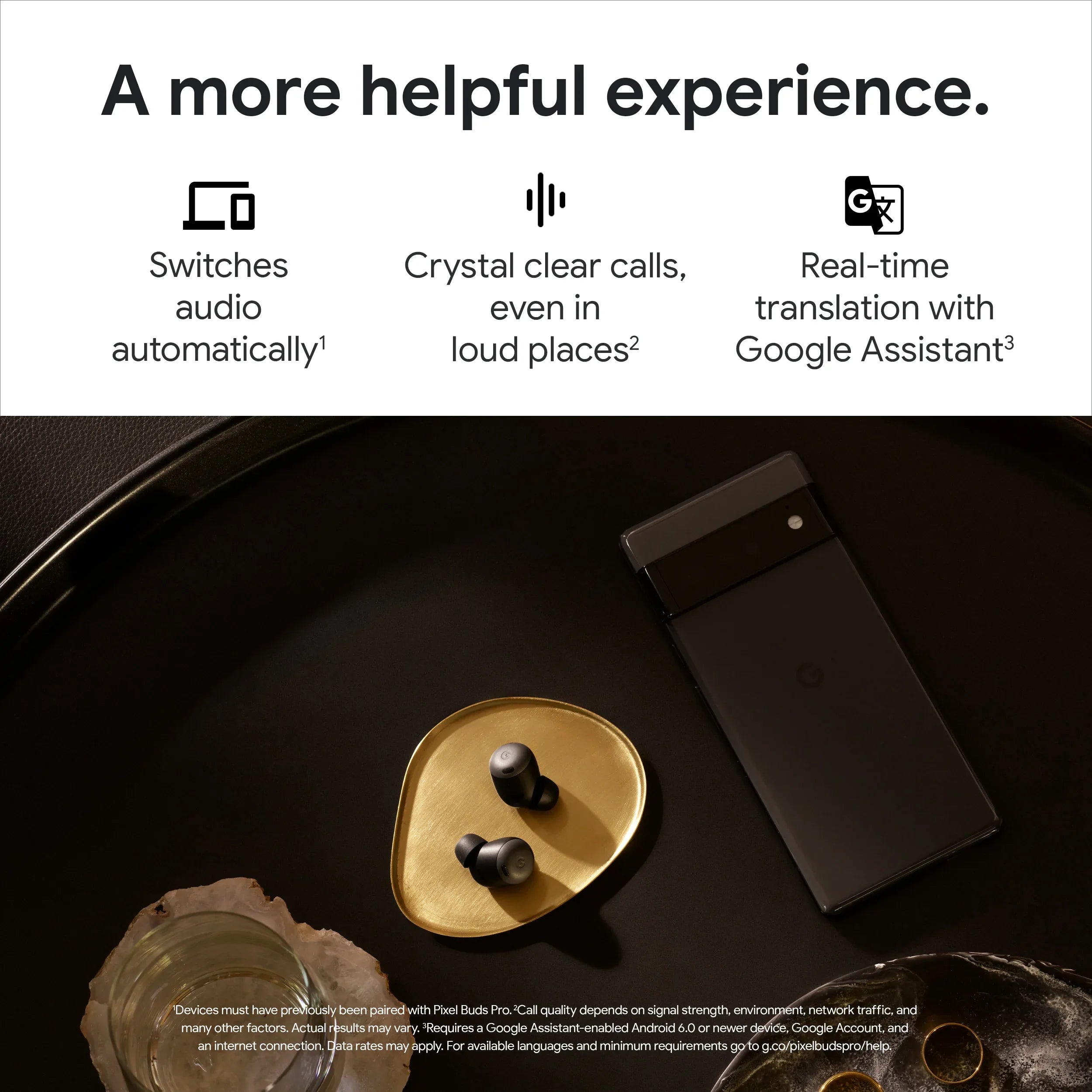 Google GA05191-US Pixel Buds Pro True Wireless Noise Cancelling Earbuds, Bay