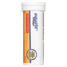Immune support effervescent tablets bottle, orange flavor label