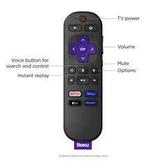 Roku Express 4K+ | Streaming Player HD/4K/HDR with Roku Voice Remote with TV Controls