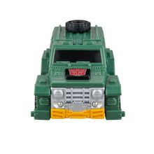 Green robot torso with chrome-gray chest panel and black cannon-like top