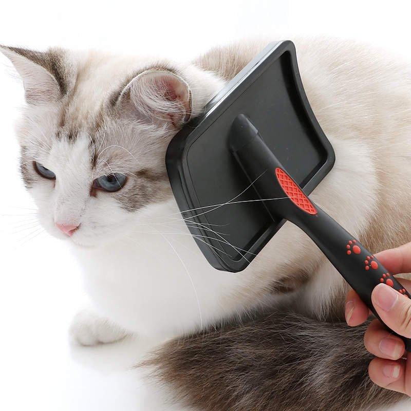LL Goods Self-Cleaning Slicker Brush for Pets – Removes Mats, Tangles, and Shedding, Perfect for Indoor and Outdoor Use - USA MEGA SHOP