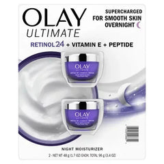 Olay Ultimate Retinol 24 + Vitamin E + Peptide Night Moisturizer (1.7 Oz., 2 Pk.)