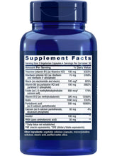 Blue supplement bottle back panel showing Supplement Facts table