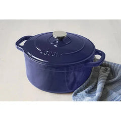 Lodge Cast Iron 5.5qt Indigo Enameled Dutch Oven