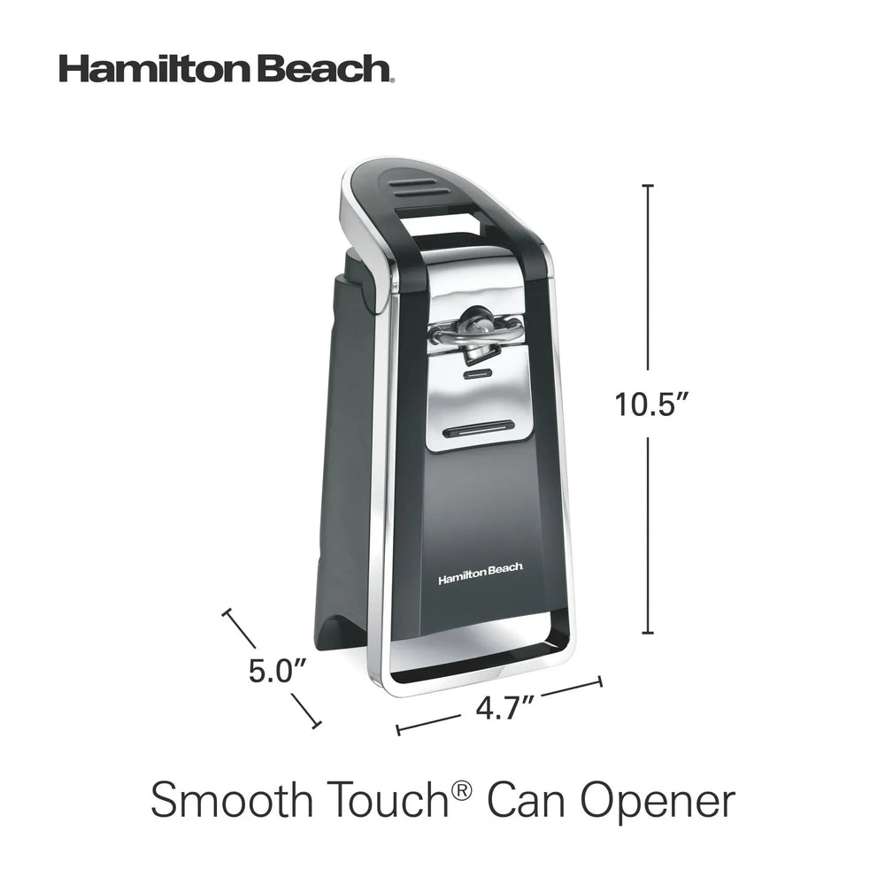 Hamilton Beach Smooth Edge Automatic Electric Can Opener, Black & Stainless - USA MEGA SHOP