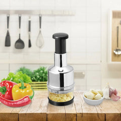 Food Chopper, Easy to Clean Manual Hand Vegetable Chopper Dicer, Onion Chopper for Veggies Garlic Salads
