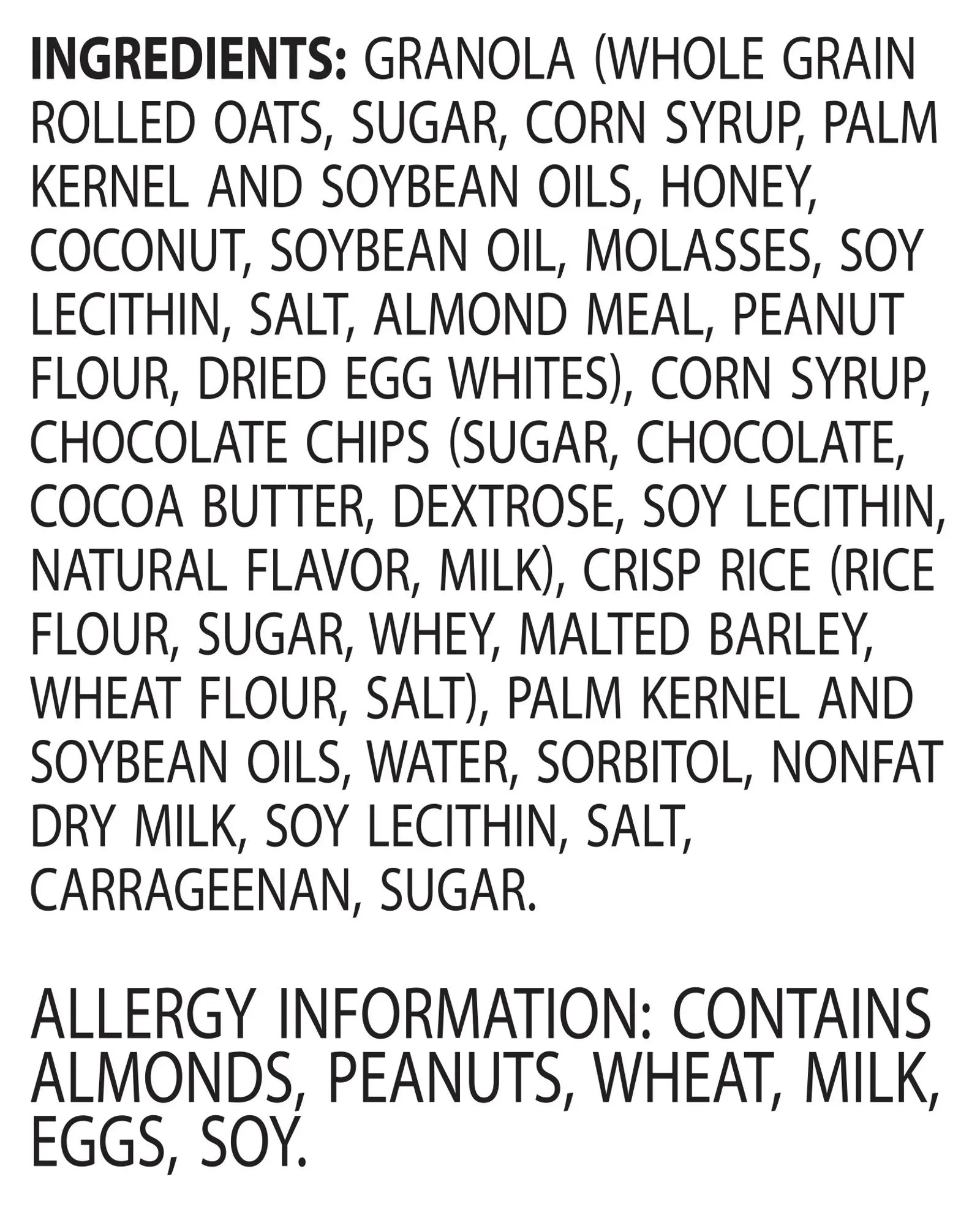 Sunbelt Bakery Chewy Granola Bars, Chocolate Chip, 15 Ct