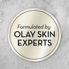 Olay Skin Experts badge in a circular label