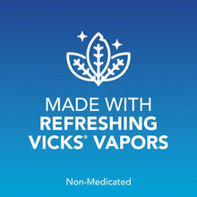 Vicks Vapo inhaler non-medicated label card with refreshing Vicks vapors