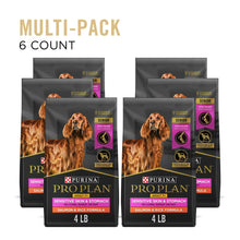 Purina Pro Plan Sensitive Skin & Stomach multi-pack dog food bags, 6 count, 4 lb