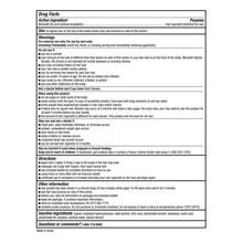 Minoxidil 5% topical aerosol foam drug facts information panel on box