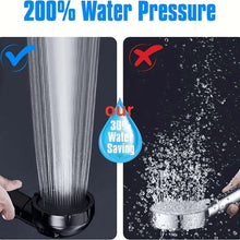 Shower head and handheld sprayer producing full overhead spray streams, matte black