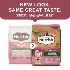 Rachael Ray Nutrish Dry Dog Food Small Breed Real Chicken & Veggies Recipe, 5lb.