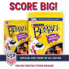 Purina Beggin Strips Dog Treats, Dog Training Treats, Original With Bacon - 25 oz. Pouch
