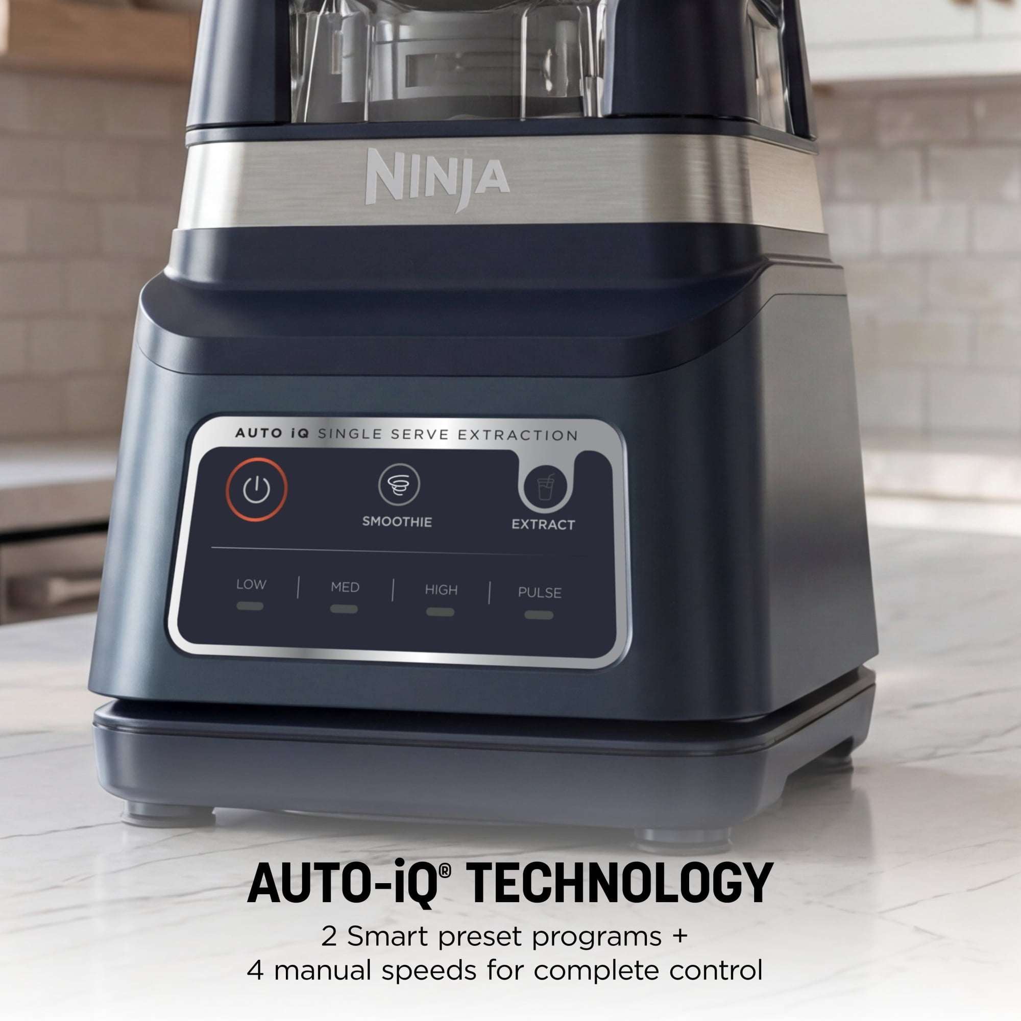 Ninja Professional Plus DUO 72-Oz Blender, Smoothies, Ice Crush, 2 Auto-iQ Preset Programs, 4 Speeds, 1400PW, BN750