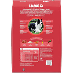 Iams Proactive Health Minichunks Dry Dog Food With Real Lamb & Rice, 15 Lb. Bag