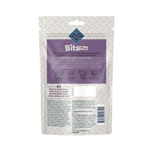 Bits Plus mobility & immune support dog treat pouch back label with ingredient text