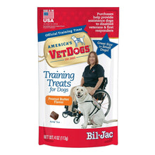 Bil-Jac dog training treats pouch, peanut butter flavor, Training Treats for Dogs front