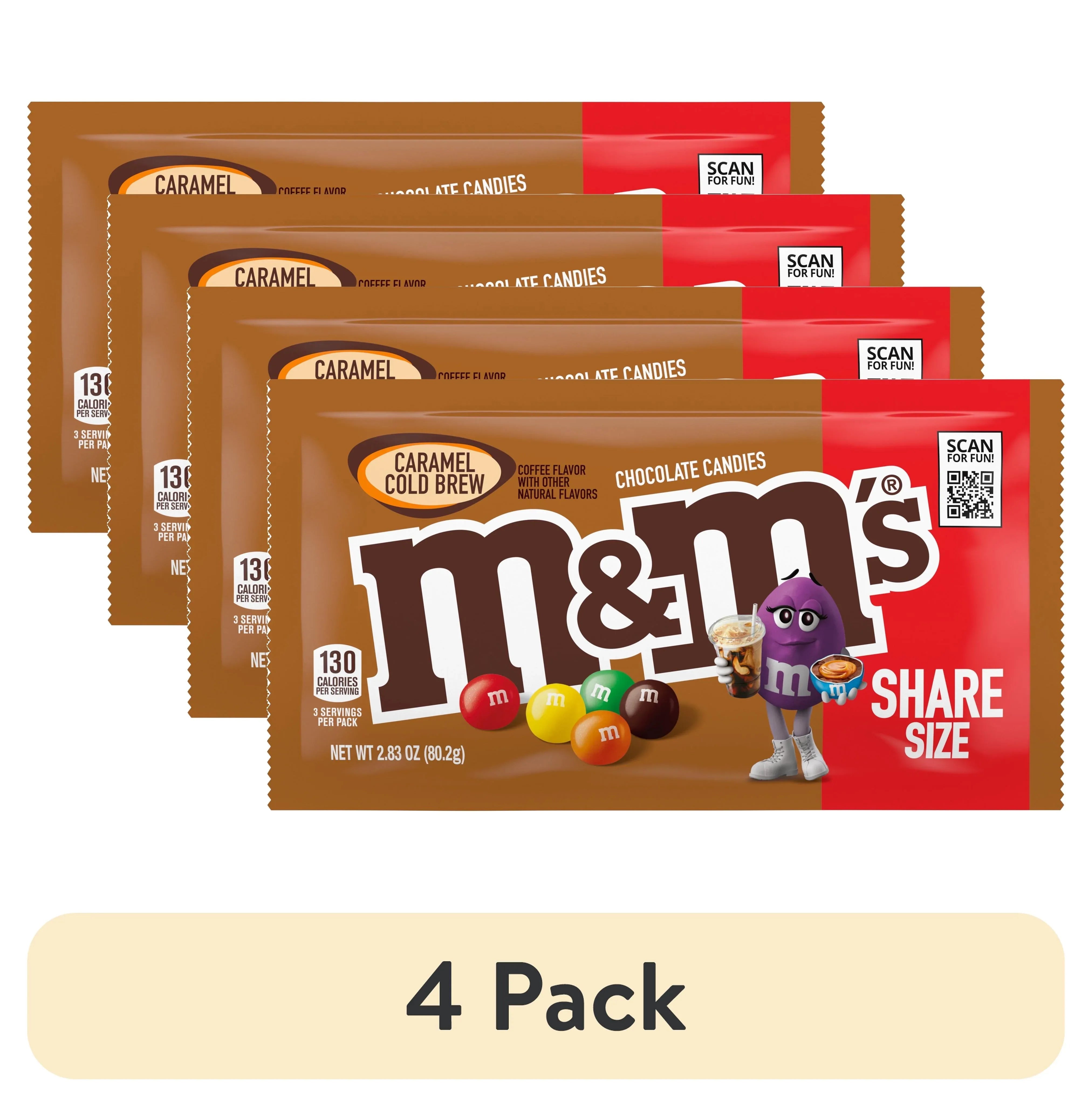 M&M's Caramel Cold Brew Milk Chocolate Candy - 1.41 oz Pack