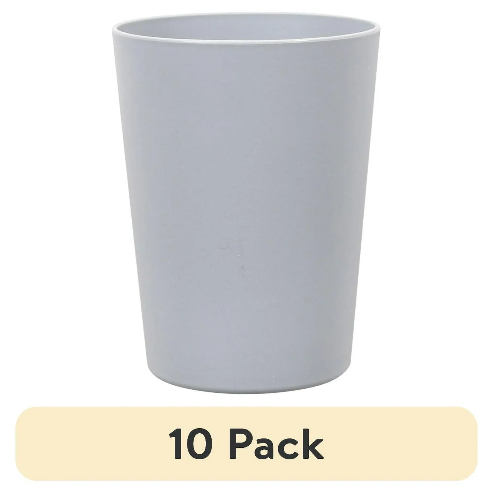 (10 pack) Mainstays - Dark Blue Round Plastic Tumbler, 18-Ounce