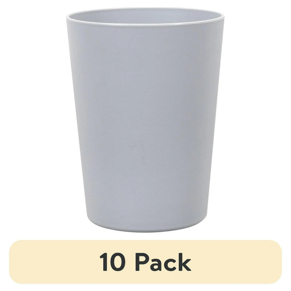 (10 pack) Mainstays - Dark Blue Round Plastic Tumbler, 18-Ounce - USA MEGA SHOP