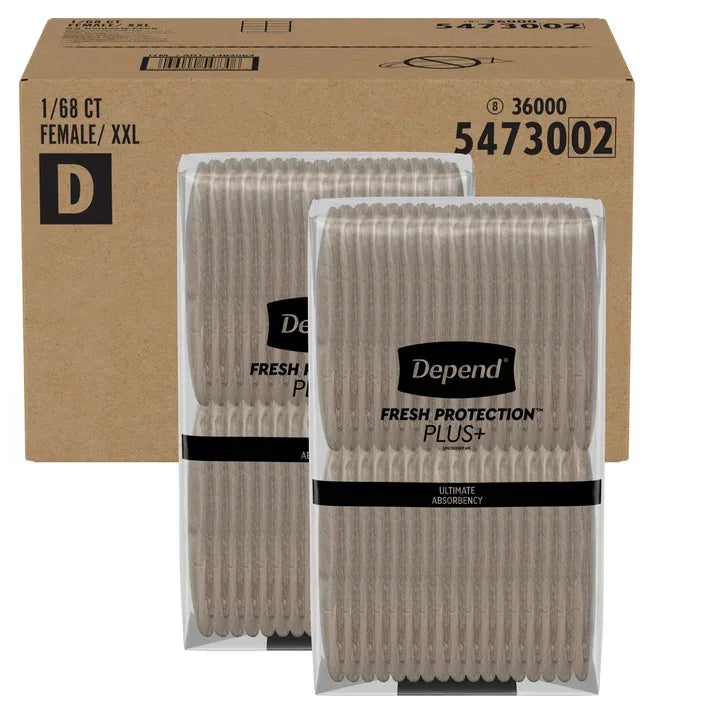 Depend Fresh Protection Advanced Incontinence Underwear for Women, Ultimate Absorbency - USA MEGA SHOP