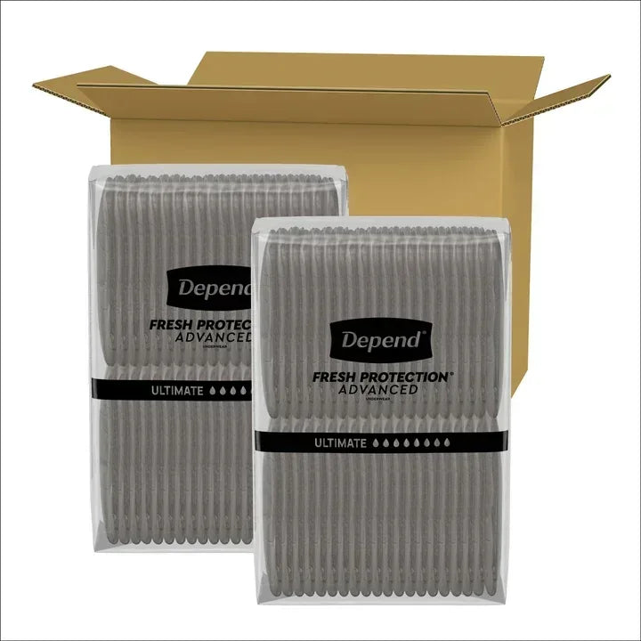 Depend Fresh Protection Advanced Incontinence Underwear for Men, Ultimate Absorbency, Disposable Protective Underwear