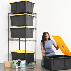 SafeRacks Storage Bin Rack, 5 Tote Capacity