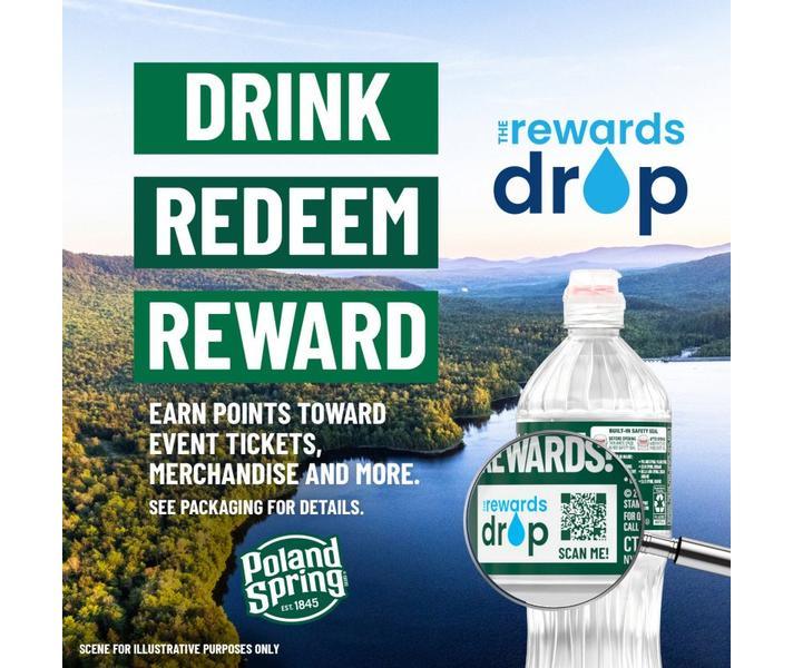 100% Natural Spring Water, 1 gal., 6 pack