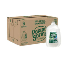 Poland Spring natural spring water 6-pack with one 1-gallon bottle