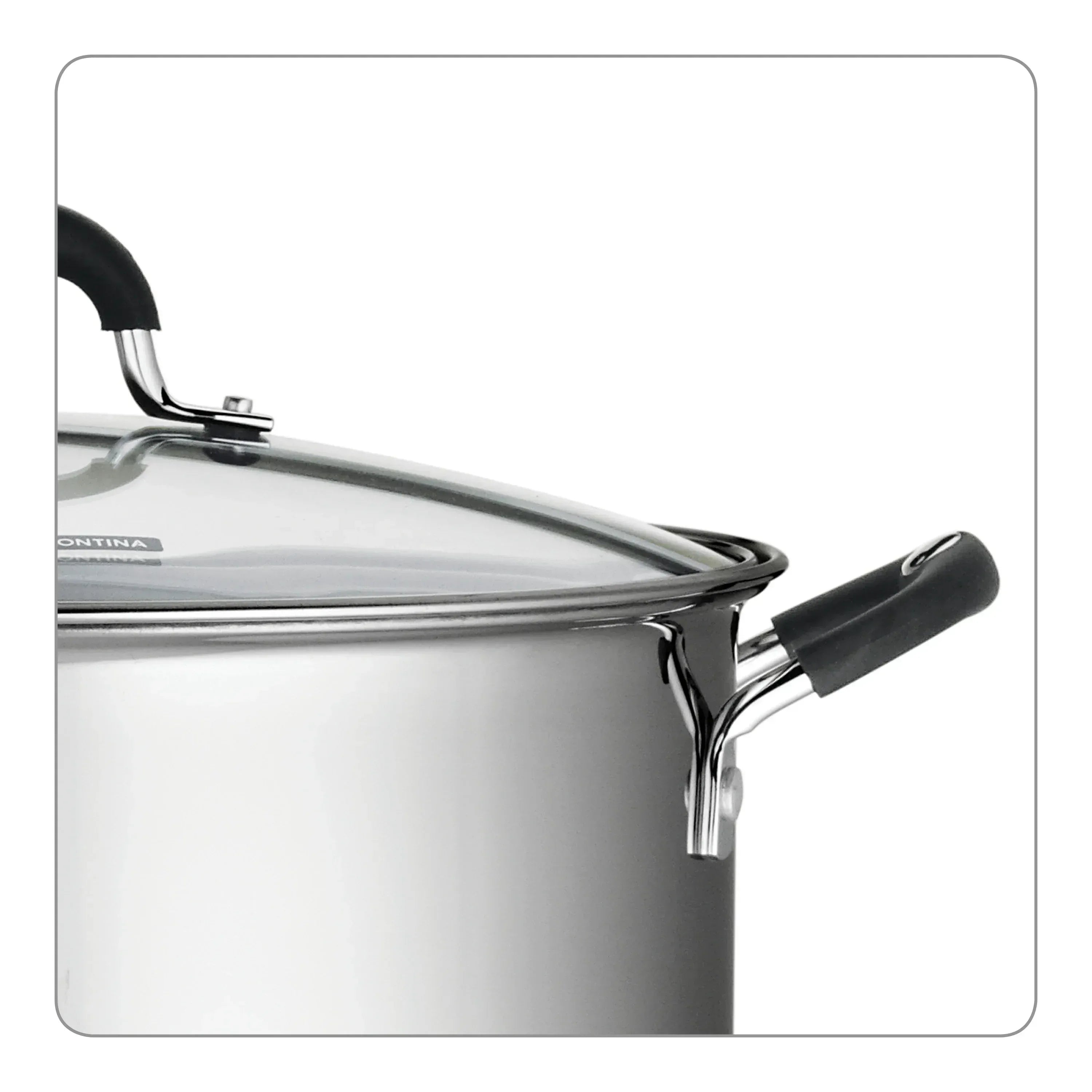 Tramontina Stainless Steel 12 Quart Covered Stock Pot