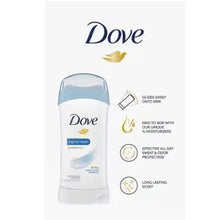 Dove Original Clean invisible solid antiperspirant deodorant stick, blue cap