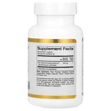 EpiCor supplement facts label on dried yeast fermentate bottle, 500 mg (back label)