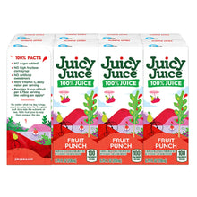 Juicy Juice fruit punch 100% juice boxes, four-pack, 6.75 fl oz each