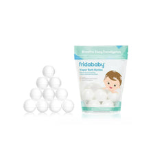 Fridababy vapor bath bombs pouch with white bath bombs, 10 count