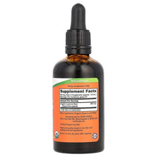 Licorice root supplement bottle with rear label and black dropper cap