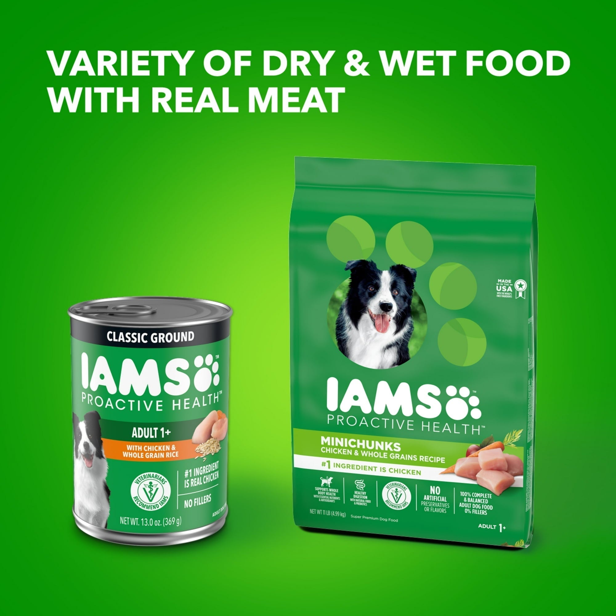 Iams Proactive Health Chicken And Whole Grain Rice Wet Dog Food, 13 Oz Cans (6 Pack)