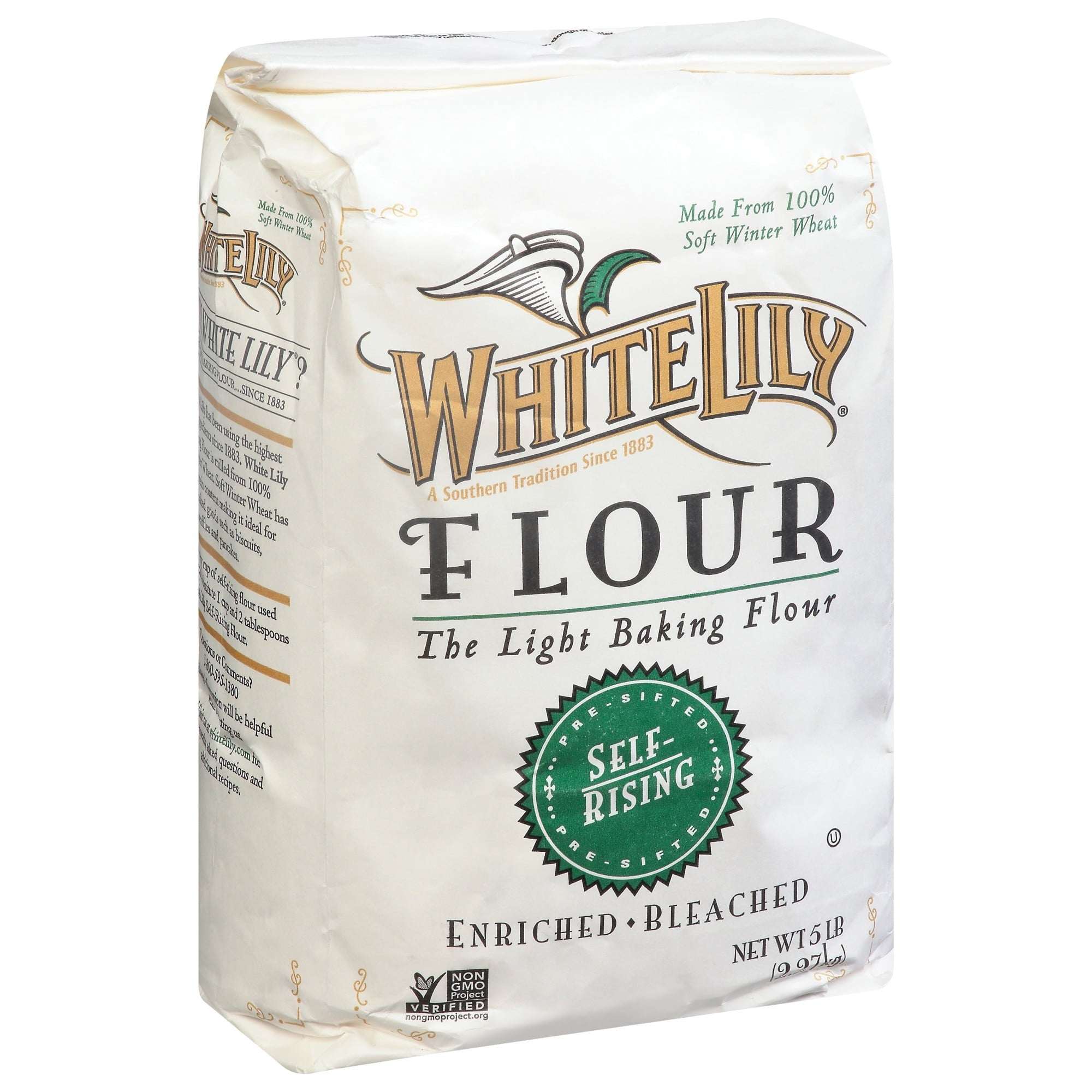 White Lily Self Rising Flour, 5 lb Bag