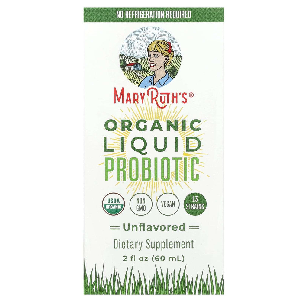 MaryRuth's, Organic Liquid Probiotic, Unflavored, 2 fl oz (60 ml) - USA MEGA SHOP