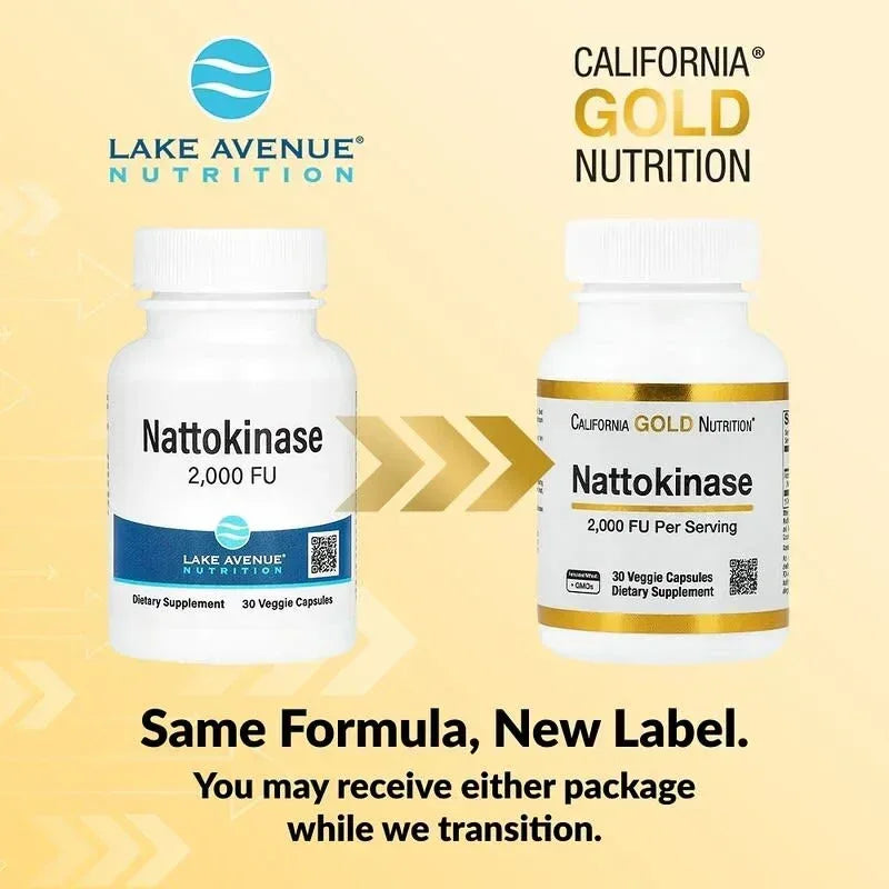 California Gold Nutrition, Nattokinase, Proteolytic Enzyme, 2,000 FUs