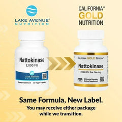 California Gold Nutrition, Nattokinase, Proteolytic Enzyme, 2,000 FUs