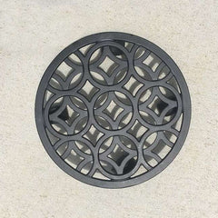 allen + roth 12-in L x 12-in D x 2.7-in H Black Plant Caddy