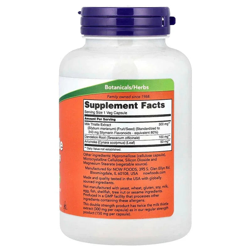 NOW Foods, Milk Thistle Extract 300 mg & 750 mg - USA MEGA SHOP