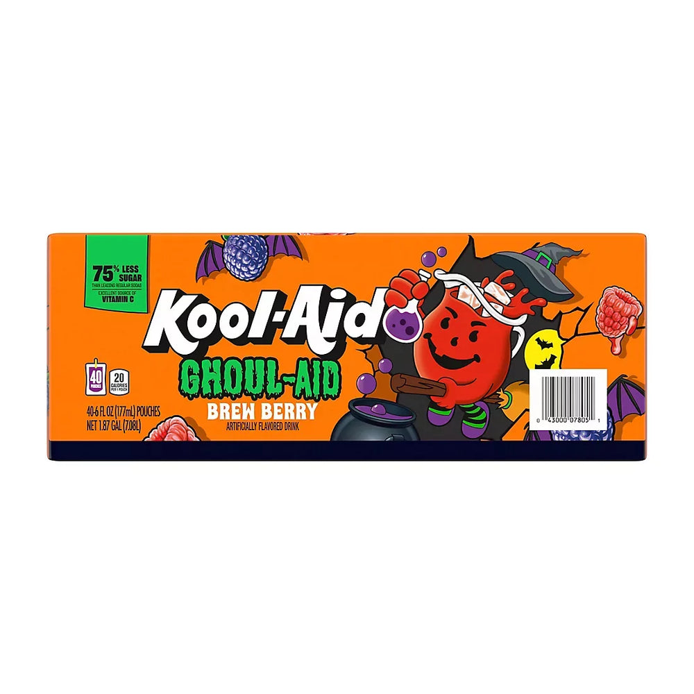 Kool-Aid Ghoul-Aid Jammers Scary Berry, 40 ct - USA MEGA SHOP