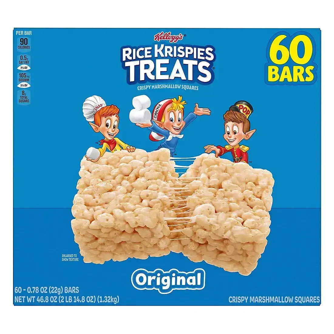 Rice Krispies Treats Original Size Bars, 60 ct. - USA MEGA SHOP