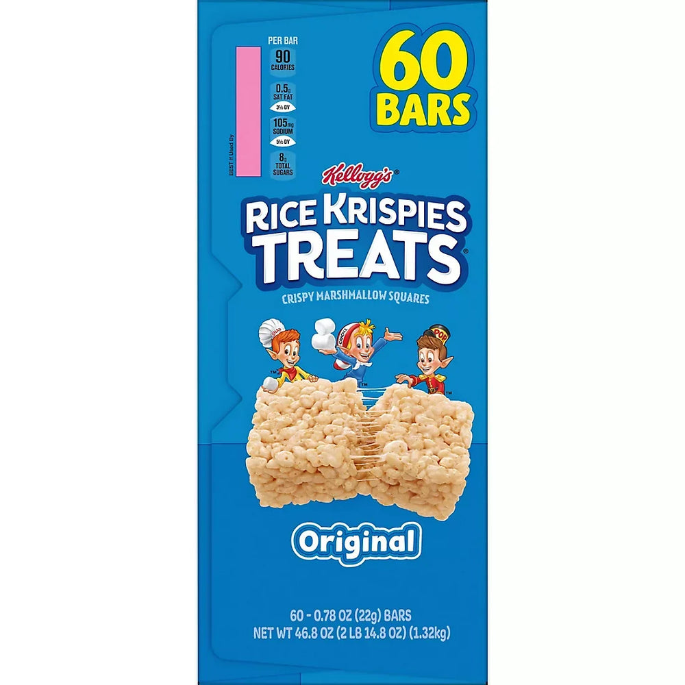 Rice Krispies Treats Original Size Bars, 60 ct. - USA MEGA SHOP