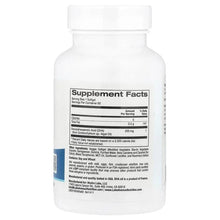 DHA marine algae supplement bottle back label with Supplement Facts details