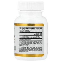 Nattokinase supplement bottle back label with Supplement Facts panel