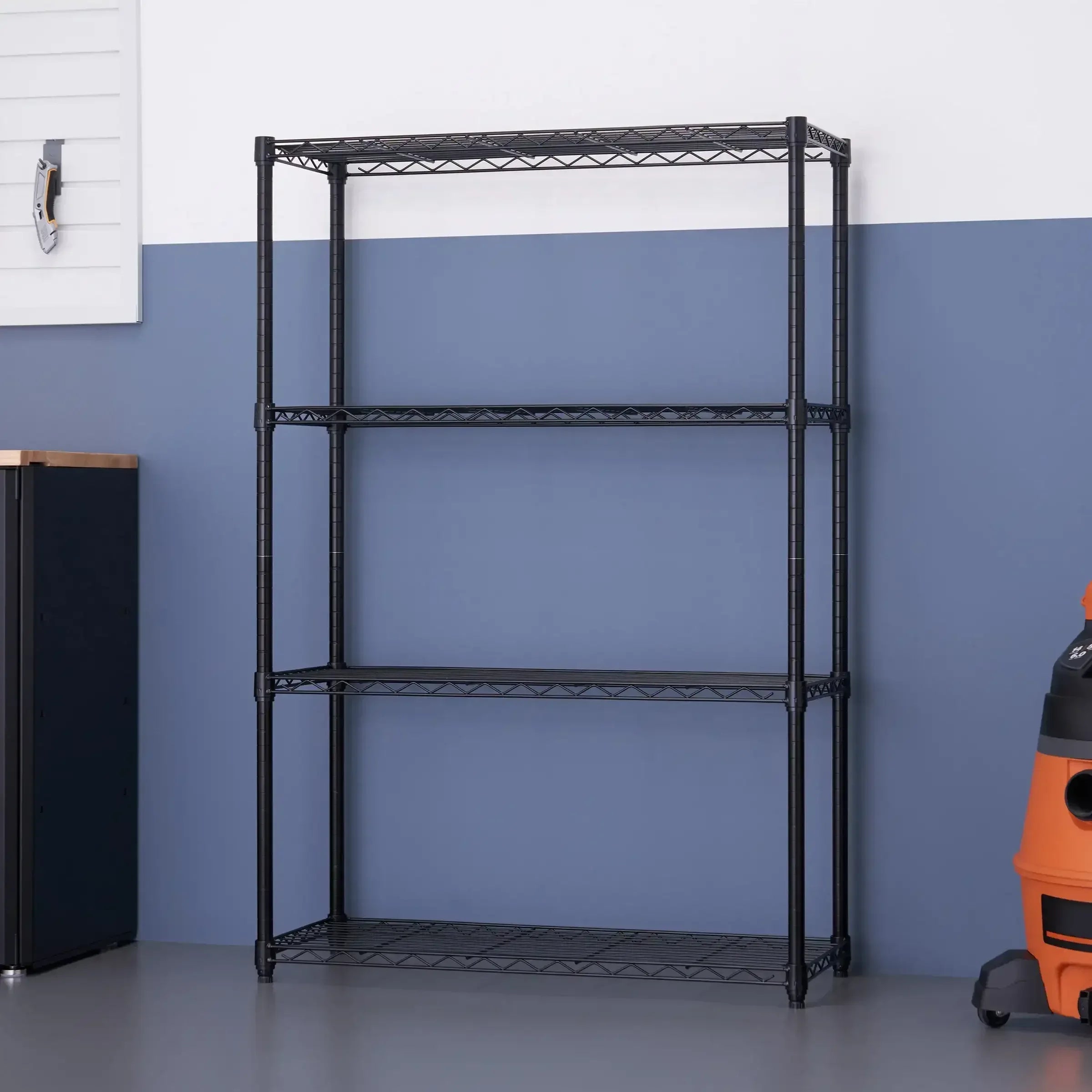 TRINITY 4-tier Wire Shelving Rack 36" x 14" x 54